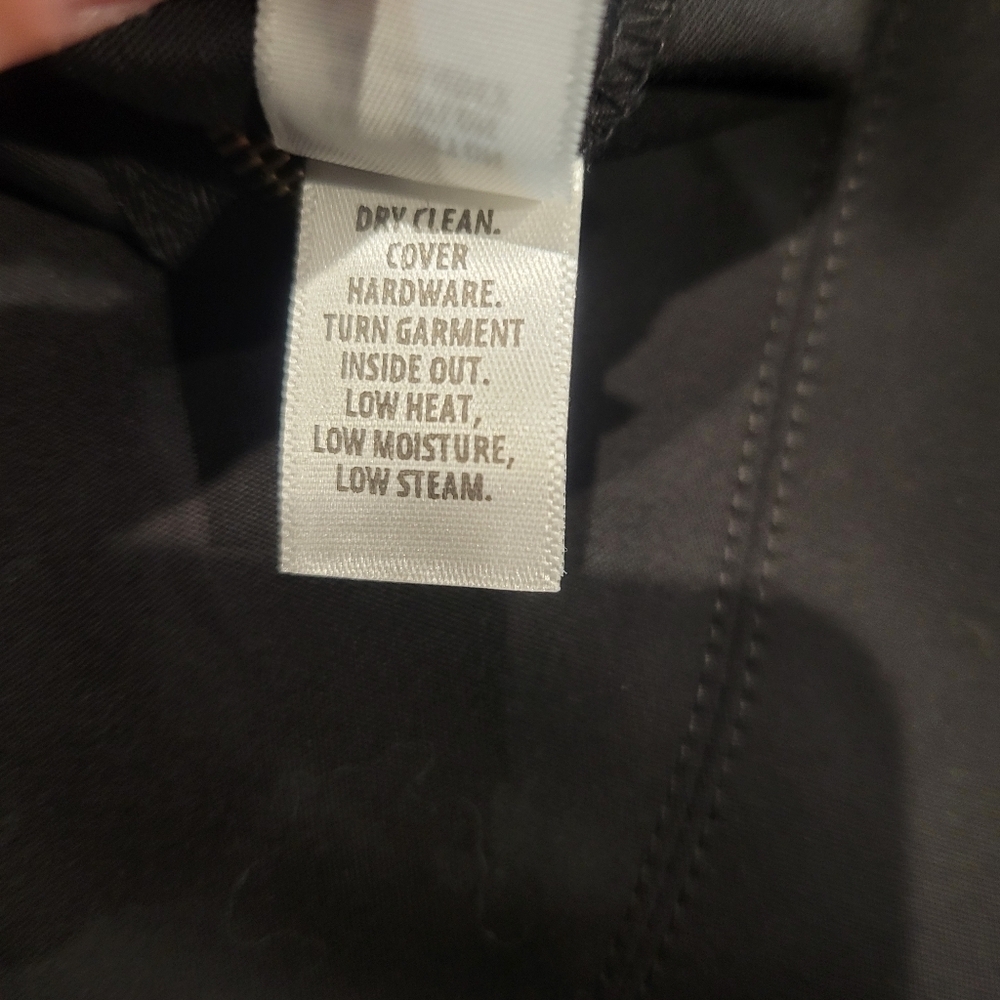 St John Size 0 Black Trouser Pants W/ankle Zip - Picture 7 of 7